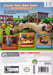 MySims | Wii | back cover | region=North America | source-country=United States | zypher-v2 | moby-7c38b1cdd16f | Data by MobyGames.com