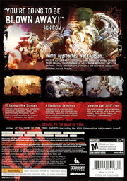 Gears of War 2 | Xbox 360 | back cover | region=North America | source-country=United States | zypher-v2 | moby-be961ce2a7da | Data by MobyGames.com