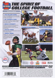 NCAA Football 2003 | PlayStation 2 | back cover | region=North America | source-country=Canada,United States | zypher-v2 | moby-d564b8885f33 | Data by MobyGames.com