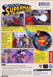 
Superman: The Man of Steel | Xbox | back cover | Data by MobyGames.com
