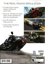 
Tourist Trophy: The Real Riding Simulator | PlayStation 2 | back cover | Data by MobyGames.com