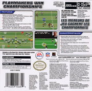 Madden NFL 2004 | Game Boy Advance | back cover | region=North America | source-country=Canada,United States | zypher-v2 | moby-40e9702c37a6 | Data by MobyGames.com
