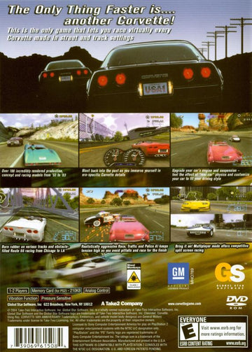 
Corvette | PlayStation 2 | back cover | Region: North America | source-country=United States | Data by MobyGames.com