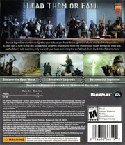 
Dragon Age: Inquisition | Xbox One | back cover | Region: North America | source-country=United States | Data by MobyGames.com