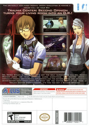 
Trauma Center: Second Opinion | Wii | back cover | Data by MobyGames.com