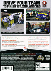 NASCAR 06: Total Team Control | PlayStation 2 | back cover | region=North America | source-country=United States | zypher-v2 | moby-6bd16e7eac19 | Data by MobyGames.com