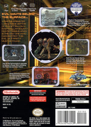 Metroid Prime | GameCube | back cover | region=North America | source-country=Canada,Mexico,United States | zypher-v2 | moby-39c2a74ac807 | Data by MobyGames.com