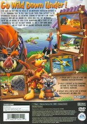 
Ty the Tasmanian Tiger | PlayStation 2 | back cover | Region: North America | source-country=Canada,United States | Data by MobyGames.com