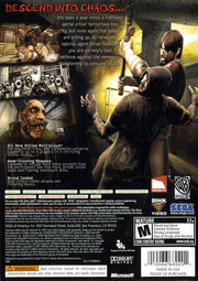 
Condemned 2: Bloodshot | Xbox 360 | back cover | Region: North America | source-country=United States | Data by MobyGames.com