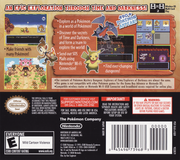 
Pokémon Mystery Dungeon: Explorers of Darkness | Nintendo DS | back cover | Data by MobyGames.com