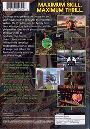 Silent Scope | PlayStation 2 | back cover | region=North America | source-country=Canada,United States | zypher-v2 | moby-8dce22215335 | Data by MobyGames.com