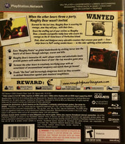 
Naughty Bear | PlayStation 3 | back cover | Data by MobyGames.com