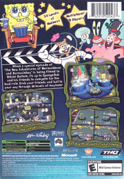 
SpongeBob SquarePants: Lights, Camera, Pants! | Xbox | back cover | Data by MobyGames.com