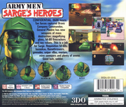 
Army Men: Sarge's Heroes | PlayStation | back cover | Data by MobyGames.com