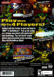 
Teenage Mutant Ninja Turtles 2: Battle Nexus | PlayStation 2 | back cover | Data by MobyGames.com