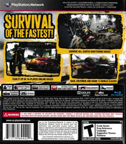 
MotorStorm: Apocalypse | PlayStation 3 | back cover | Data by MobyGames.com