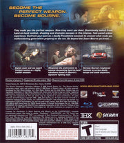 Robert Ludlum's The Bourne Conspiracy | PlayStation 3 | back cover | region=North America | source-country=United States | zypher-v2 | moby-287eb9510075 | Data by MobyGames.com