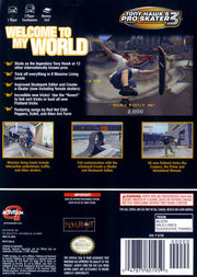 Tony Hawk's Pro Skater 3 | GameCube | back cover | region=North America | source-country=United States | zypher-v2 | moby-39dca6d5be52 | Data by MobyGames.com
