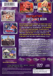 
World Destruction League: Thunder Tanks | PlayStation 2 | back cover | Data by MobyGames.com