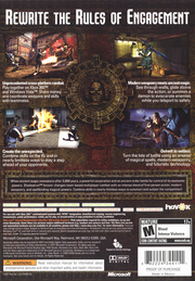 Shadowrun | Xbox 360 | back cover | region=North America | source-country=United States | zypher-v2 | moby-5a18e6d1bb4b | Data by MobyGames.com