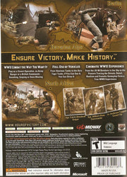
Hour of Victory | Xbox 360 | back cover | Data by MobyGames.com