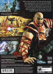 Genji: Dawn of the Samurai | PlayStation 2 | back cover | region=North America | source-country=United States | zypher-v2 | moby-2f0d7c9c9f46 | Data by MobyGames.com