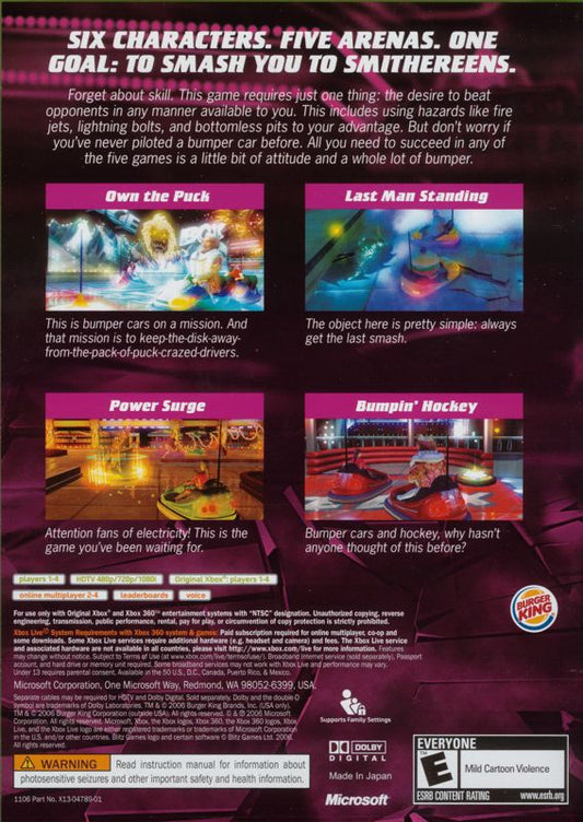Big Bumpin' | Xbox 360 | back cover | region=North America | source-country=Canada,United States | zypher-v2 | moby-5ba3738ecd50 | Data by MobyGames.com