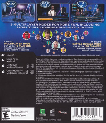 
Who Wants to Be a Millionaire | Xbox Series | back cover | Data by MobyGames.com