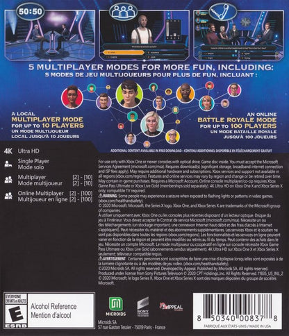 
Who Wants to Be a Millionaire | Xbox Series | back cover | Data by MobyGames.com