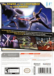 Star Wars: The Clone Wars - Lightsaber Duels | Wii | back cover | region=North America | source-country=United States | zypher-v2 | moby-3af0e6bf8dab | Data by MobyGames.com