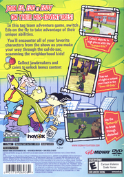 
Ed, Edd n Eddy: The Mis-Edventures | PlayStation 2 | back cover | Data by MobyGames.com