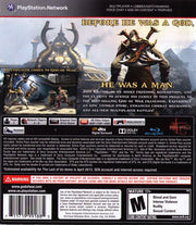 
God of War: Ascension | PlayStation 3 | back cover | Data by MobyGames.com