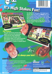 
Monopoly Party | Xbox | back cover | Data by MobyGames.com