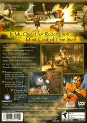 Prince of Persia: The Sands of Time | PlayStation 2 | back cover | region=North America | source-country=United States | zypher-v2 | moby-9c1effdec139 | Data by MobyGames.com