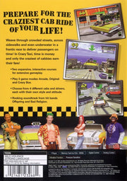 
Crazy Taxi | PlayStation 2 | back cover | Region: North America | source-country=Canada,United States | Data by MobyGames.com