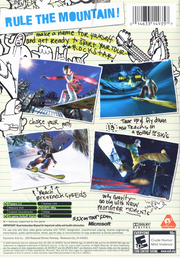 
SSX on Tour | Xbox | back cover | Region: North America | source-country=United States | Data by MobyGames.com