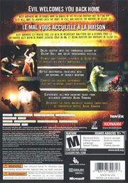 
Silent Hill: Homecoming | Xbox 360 | back cover | Region: North America | source-country=Canada,United States | Data by MobyGames.com