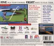 PGA Tour 98 | PlayStation | back cover | region=North America | source-country=United States | zypher-v2 | moby-c0093e459697 | Data by MobyGames.com