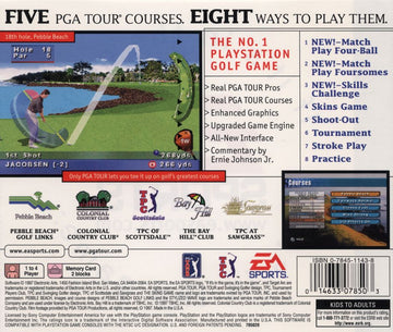 PGA Tour 98 | PlayStation | back cover | region=North America | source-country=United States | zypher-v2 | moby-c0093e459697 | Data by MobyGames.com