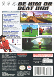 
Tiger Woods PGA Tour 2003 | GameCube | back cover | Data by MobyGames.com