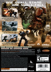 
Transformers: Revenge of the Fallen | Xbox 360 | back cover | Data by MobyGames.com