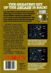 
Pac-Man | NES | back cover | Data by MobyGames.com