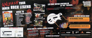 
Guitar Hero III: Legends of Rock | Wii | back cover | Data by MobyGames.com
