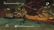 
DmC: Devil May Cry - Definitive Edition | Xbox One | gameplay screenshot | Boss combat with native style-rank display