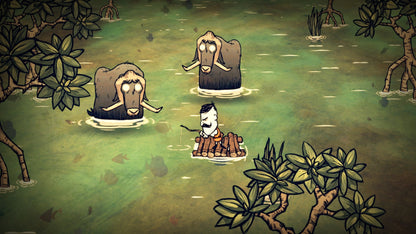 
Don't Starve: Mega Pack | Xbox One | gameplay screenshot | raft survival among hostile creatures | Source: official Xbox C2W5QC6Z3N87 | screenshot=01