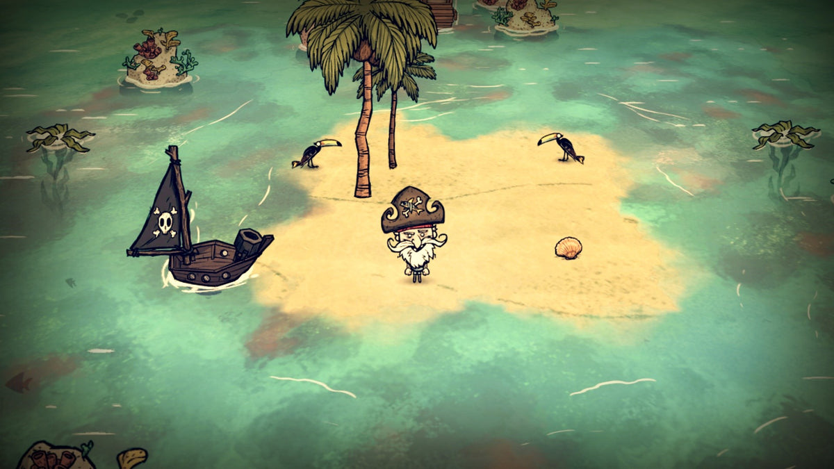 
Don't Starve: Mega Pack | Xbox One | gameplay screenshot | exploration on a tropical island | Source: official Xbox C2W5QC6Z3N87 | screenshot=04