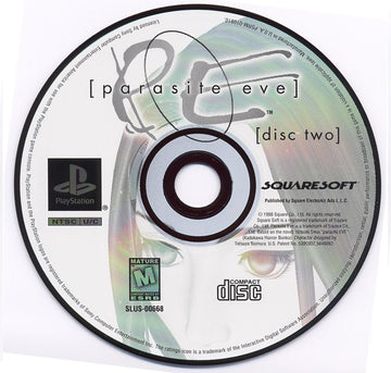 
Parasite Eve (Greatest Hits) | PlayStation | game disc 2 of 3 | Region: North America | source-country=United States | Data by MobyGames.com