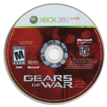 
Gears of War: Triple Pack | Xbox 360 | game disc 2 of 2 | Region: North America | source-country=United States | Data by MobyGames.com