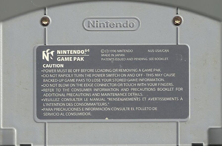 
Turok: Dinosaur Hunter | Nintendo 64 | game disc 2 of 2 | Data by MobyGames.com