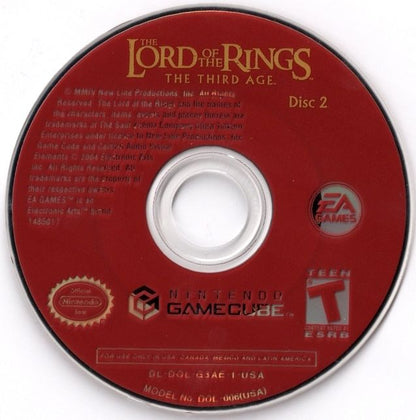 
The Lord of the Rings: The Third Age | GameCube | game disc 2 of 2 | Data by MobyGames.com